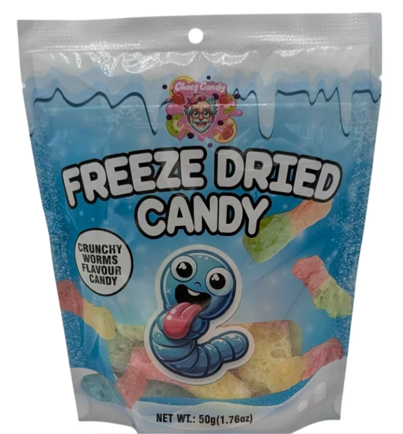 Freeze Dried Candy - Worms 50g