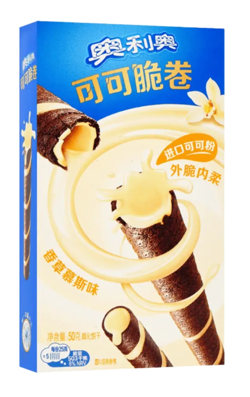 COOKI OREO 50 GR CRISPY ROLL VANILLA ASIAN