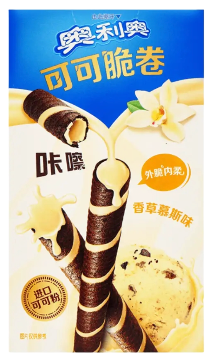 COOKI OREO 50 GR CRISPY ROLL VANILLA ASIAN