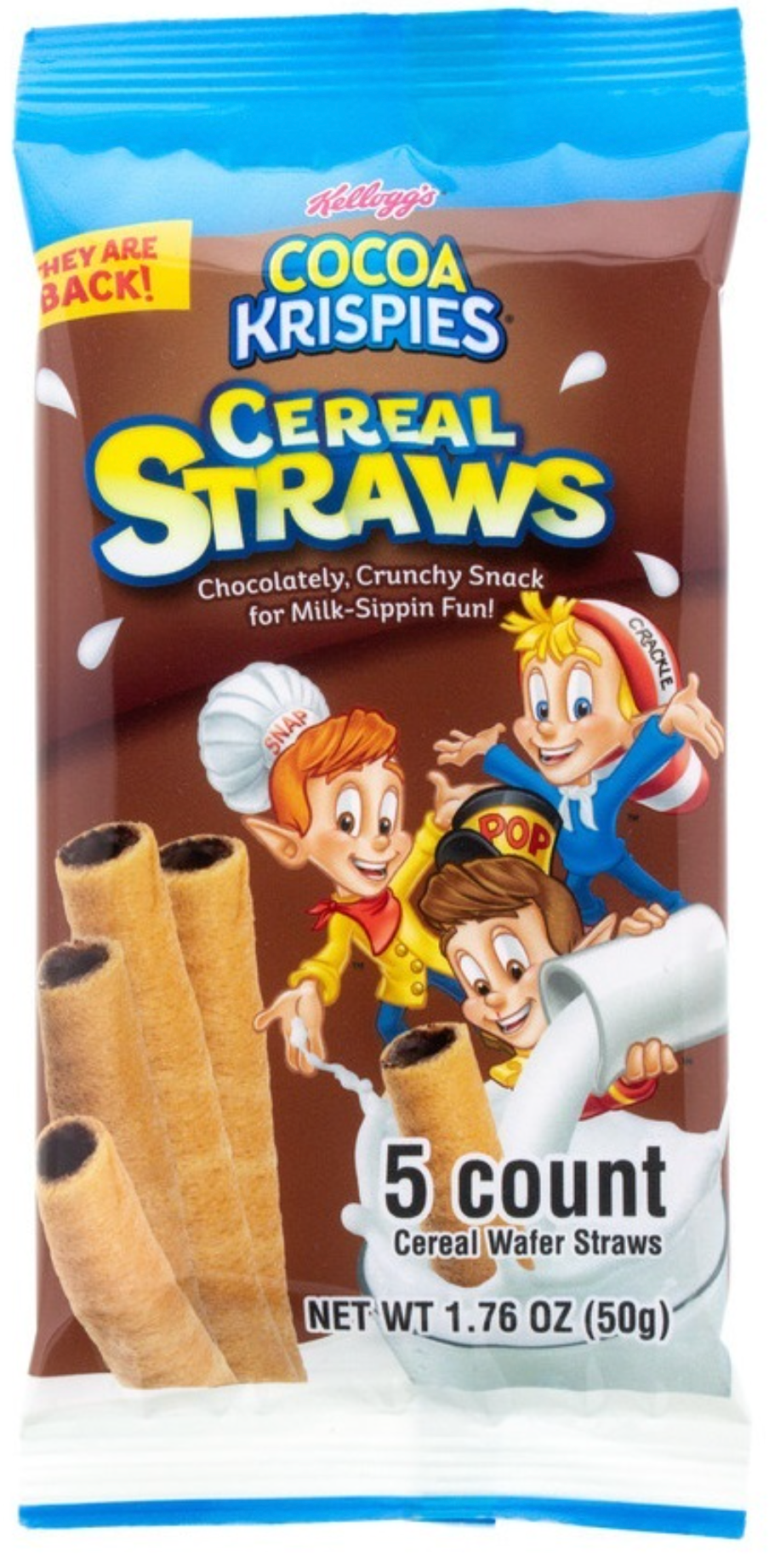 Kellogg's Cocoa Krispies Cereal Straws 50g