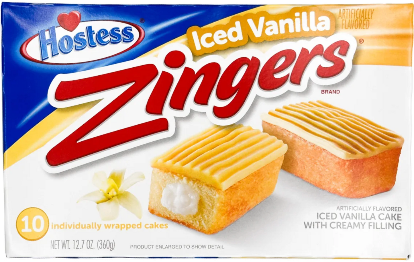 Hostess Zingers Iced Vanilla - 360 g