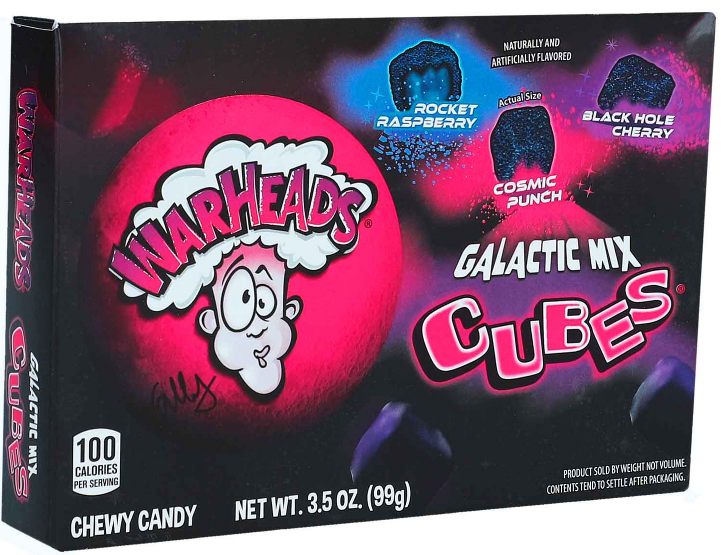 Warheads Galactic Mix Cubes 99g