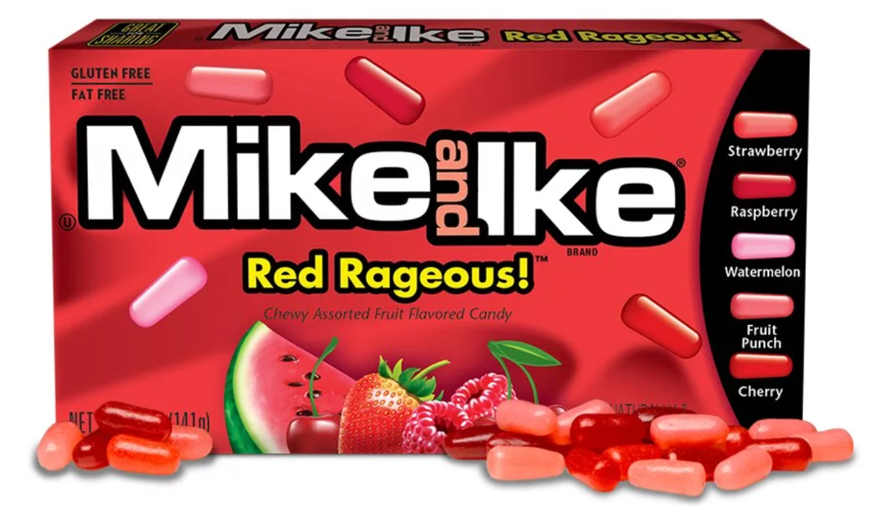 Mike and Ike Red Rageous Box 120g