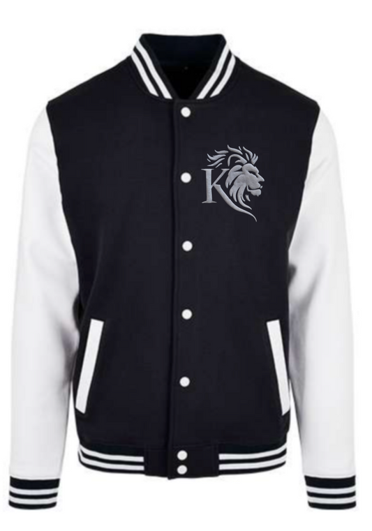 College Jacket Black/White Design by Mrs & Mr Kitan