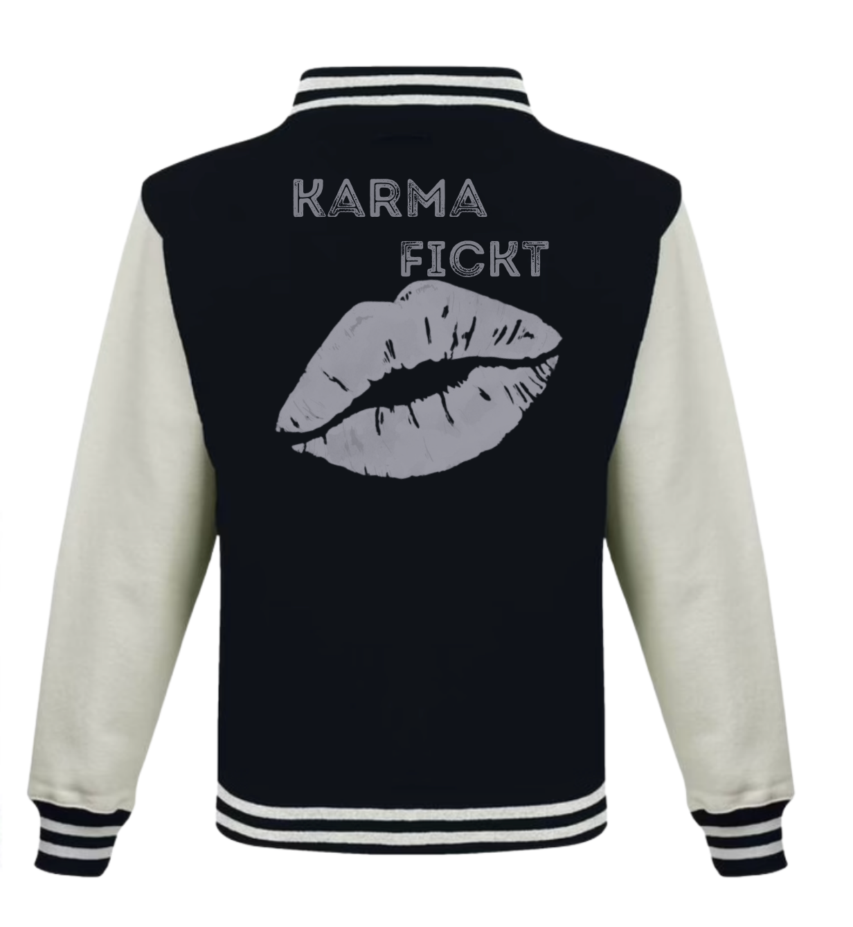 College Jacket Black/White Design by Mrs & Mr Kitan