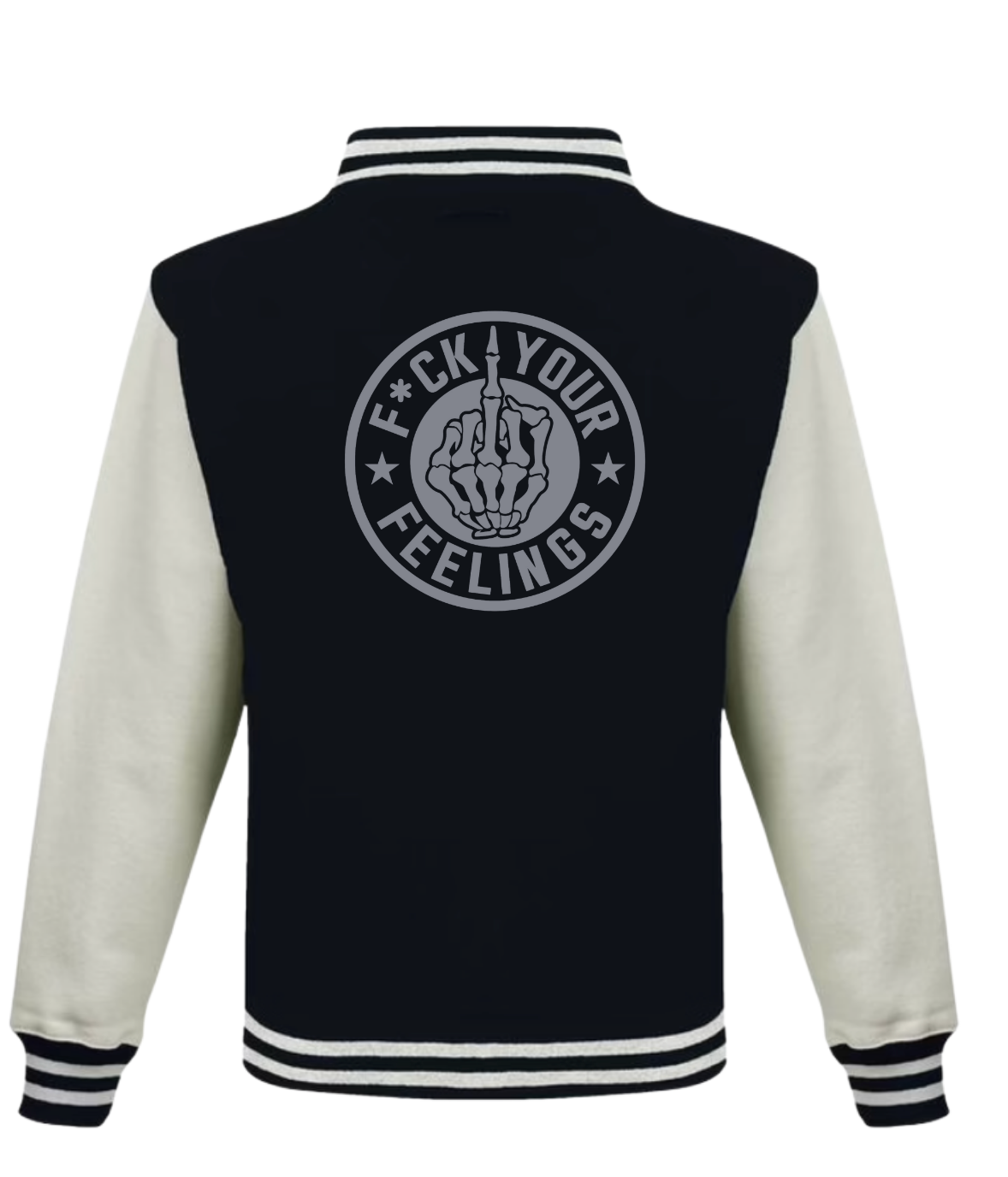 College Jacket Black/White Design by Mrs & Mr Kitan