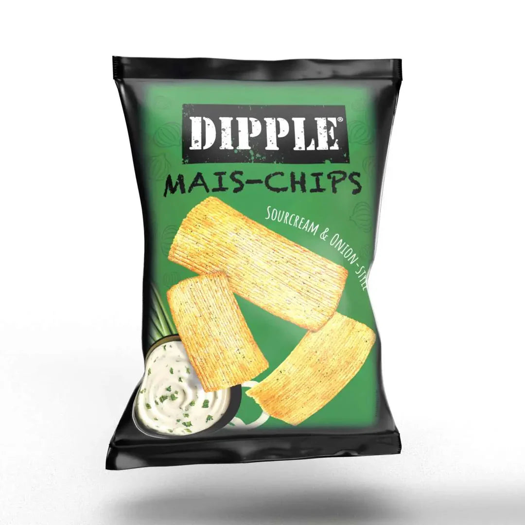 Dipple Mais-Chips Sour Cream Onion 90g